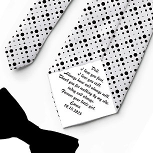 Vader van de bruid geschenk van de bruid stropdas