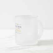 Vader van de bruid matglas koffiemok (Voorkant rechts)