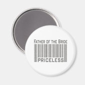 Vader van de bruid Onbetaalbaar Magneet (Voorkant / Achterkant)