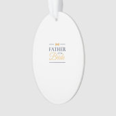 Vader van de bruid ornament (voorkant)