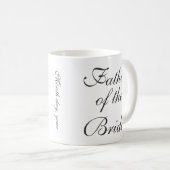 Vader van de bruid Save The Date Custom Mok (Voorkant rechts)