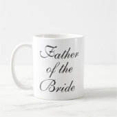 Vader van de bruid Save The Date Custom Mok (Links)