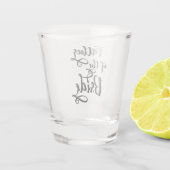 Vader van de bruid shot glas (Achterkant)