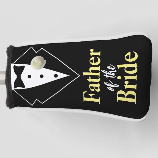Vader van de bruiddas golfheadcover (Voorkant)