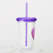 Vader van de bruidegom bruids partij gepersonalise acryl drinkbeker (Rechts)