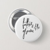 Vader van de bruidegom Button (Voorkant /achterkant)