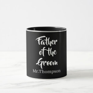 Vader van de bruidegom Custom Wedding Ouder Gift Mok