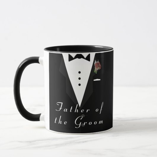 Vader van de bruidegom Tuxedo Mok (Links)