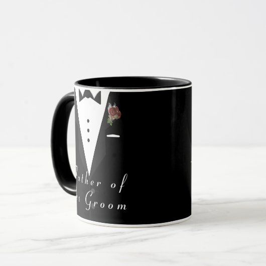 Vader van de bruidegom Tuxedo Mok (Voorkant links)