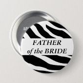 Vader van de Button van de bruidduwweddenschap (Voorkant /achterkant)