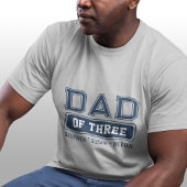 Vader van de Drie Varsity Stijl T-shirt