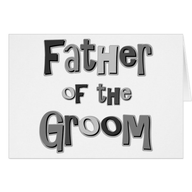Vader van de Groom  (Voorkant Horizontaal)