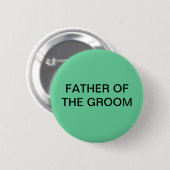VADER VAN DE GROOM-BUTTON RONDE BUTTON 5,7 CM (Voorkant /achterkant)