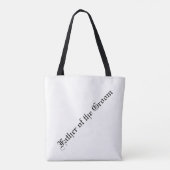 Vader van de Groom-Canvas tas (Achterkant)