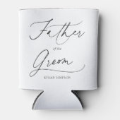 Vader van de Groom Chic Script Koelbox Blikjeskoeler (Voorkant)