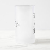 Vader van de Groom Dank u Tankard Matglas Bierpul (Center)