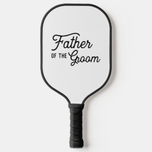 Vader van de Groom Gepersonaliseerd Pickleball Paddle