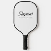 Vader van de Groom Gepersonaliseerd Pickleball Paddle (Achterkant)