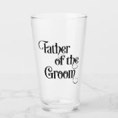 Vader van de Groom Glas (Voorkant)