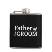 Vader van de Groom Heupfles (Voorkant)