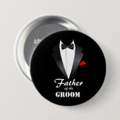Vader van de Groom met Shirt Tuxedo - Button (Voorkant /achterkant)