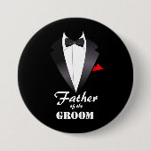 Vader van de Groom met Shirt Tuxedo - Button (Voorkant)