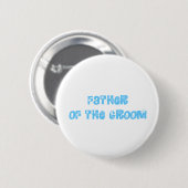 Vader van de Groom Ronde Button 5,7 Cm (Voorkant /achterkant)