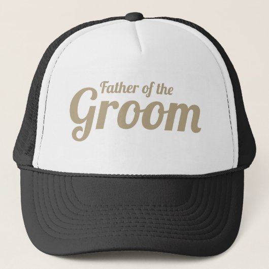 Vader van de Groom Trucker Hat Trucker Pet (Voorkant)