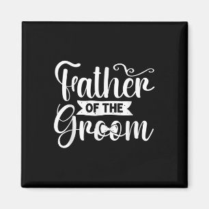 Vader van de Groom Wedding Groomsmen Bachelor Par Magneet