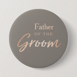Vader van de Groom Wedding Rehearsal Ronde Button 7,6 Cm
