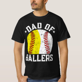 Vader van de honkbalballers t-shirt