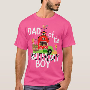 Vader van de jarige Barnyard Boerderij Dieren Trac T-shirt