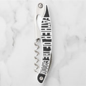 Vader van de Kurkentrekker van de Groom Wedding Pa (Voorkant)