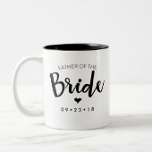 Vader van de Mok van de Bride Personaliseer Uw Dat (Links)