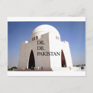 Vader van de natie: Mazar-e-Quaid Briefkaart