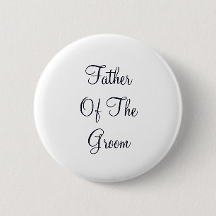 Vader van de Tekst van Personlaized de Zwarte van Ronde Button 5,7 Cm