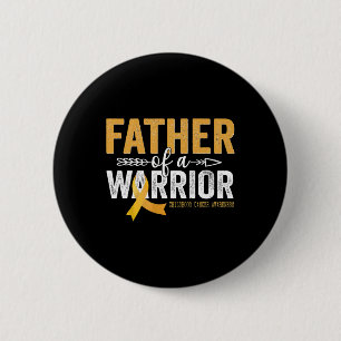 Vader Van Een Strijder Kinderkanker - Lint Onco Ronde Button 5,7 Cm