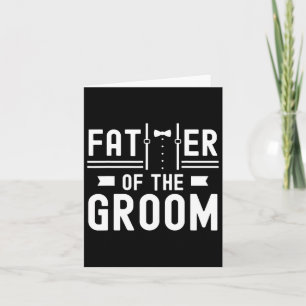 Vader van het Bachelor Party Wedding van Groom Gez Kaart