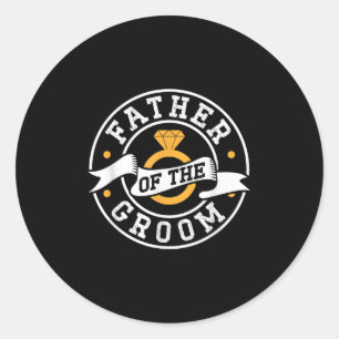 Vader van het Bachelor Party Wedding van Groom Gez Ronde Sticker