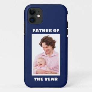 Vader van het Jaar Aangepaste Foto Papa iPhone 11 Hoesje