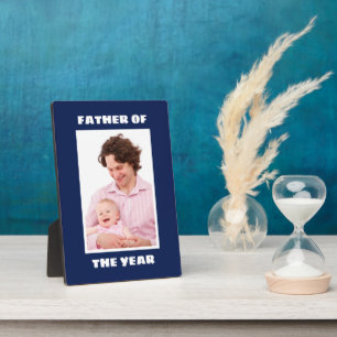 Vader van het Jaar Aangepaste Foto Papa Fotoplaat