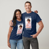 Vader van het Jaar Aangepaste Foto Papa T-shirt (Unisex)