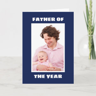 Vader Van Het Jaar Gepersonaliseerde Foto Papa Kaart
