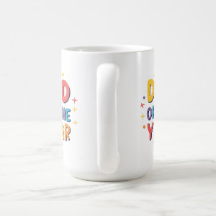 Vader van het jaar - Grappig Vaderdag cadeau Koffiemok