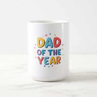Vader van het jaar - Grappig Vaderdag cadeau Koffiemok