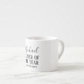 Vader van het JAAR PAPA Echtgenoot Man AANGEPASTE  Espresso Kop (Voorkant rechts)