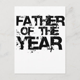 Vader van het jaar. Vaderdag cadeau Briefkaart