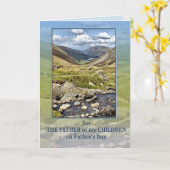 Vader van mijn kinderen Vaderdag, Kaart (Gele Bloem)