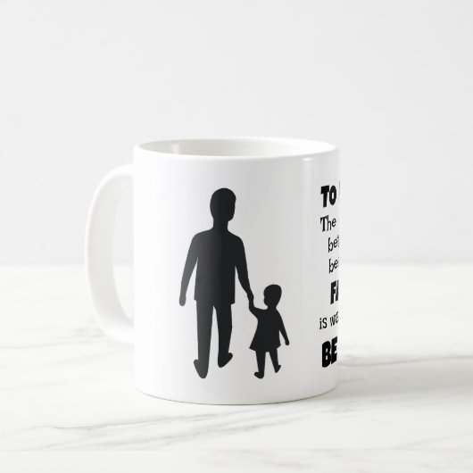 Vader van Son Design Coffee Mok (Voorkant links)