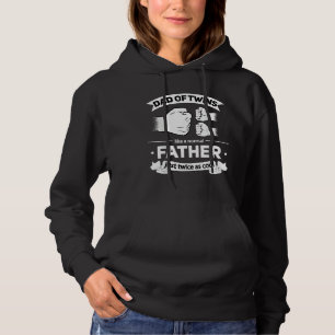 Vader van Twins 2022 vader twee keer zo cool als p Hoodie